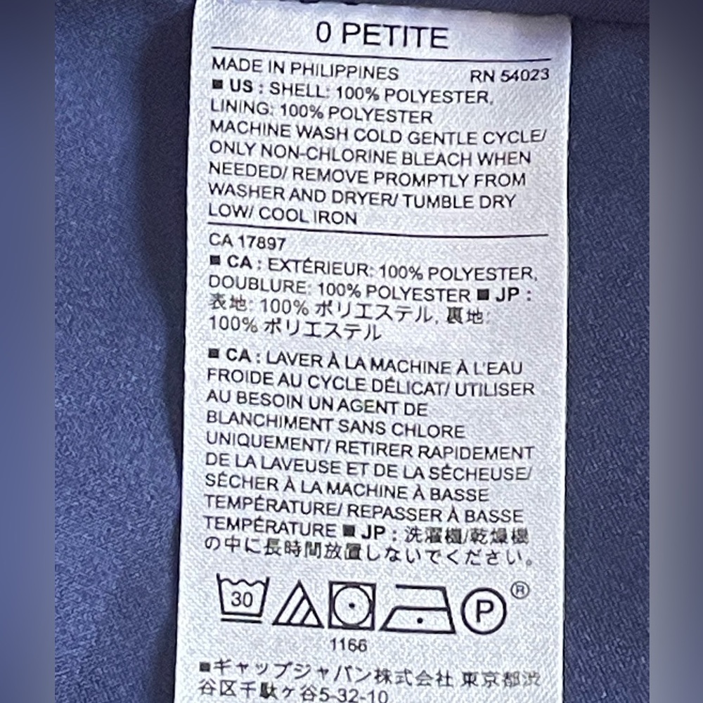 Banana Republic Midi Fully Lined Sundress in Blue Print Size 0… - Picture 7 of 7